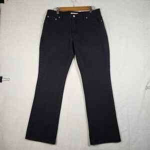 Levi Strauss 550 Relaxed Boot Cut Black Jeans Women's Size 12 Medium